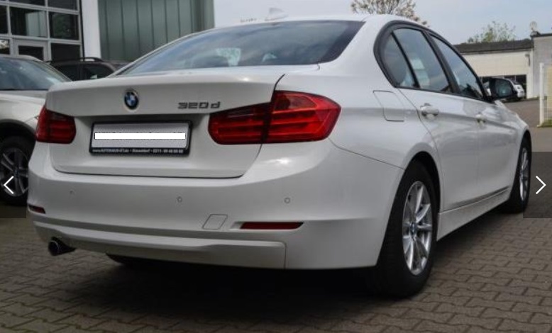 Left hand drive BMW 3 SERIES 320D EffDyn Edition